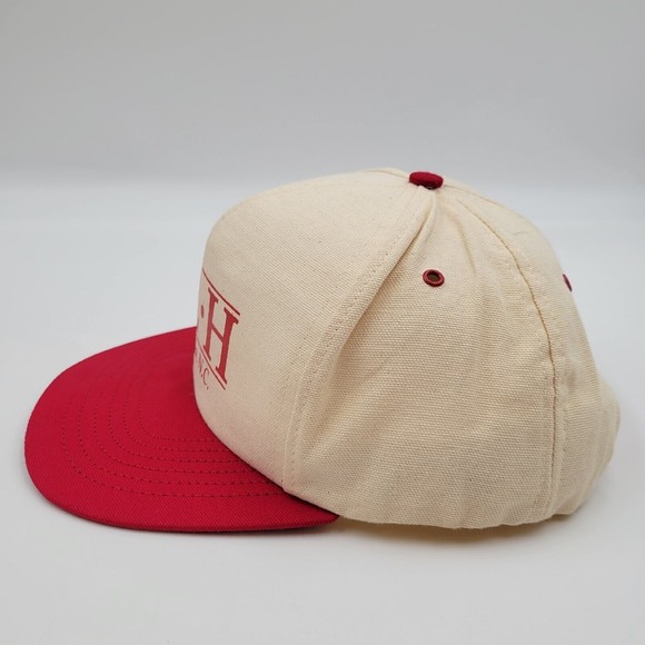 Vintage TLH Gastonia NC Adjustable Snapback Trucker Hat Made In USA Distressed - Picture 4 of 13